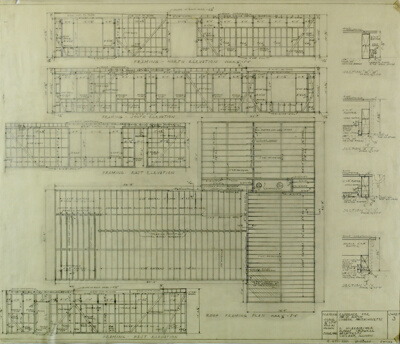 S. Risch House, Sharon, Massachussets, Working Drawings