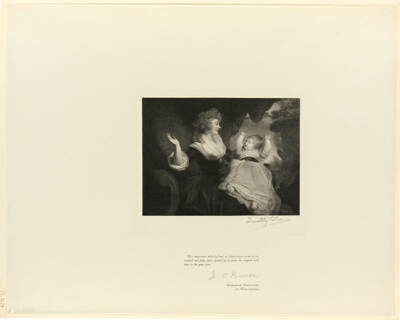 Duchess of Devonshire and child, from Old English Masters