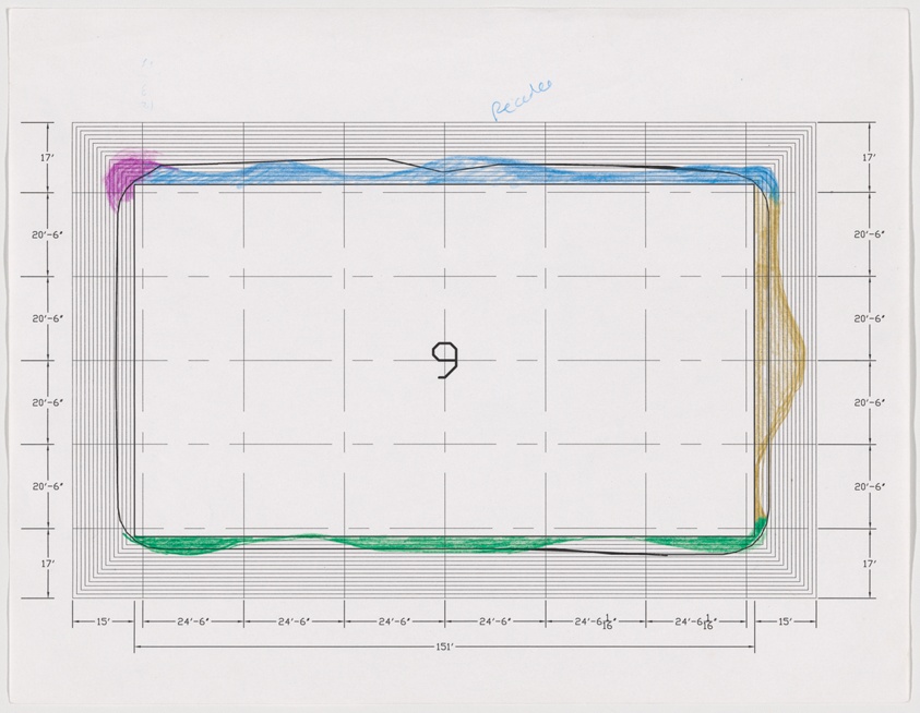 Aqua Tower, Chicago, Illinois, Floor Plate Study, Floor 9