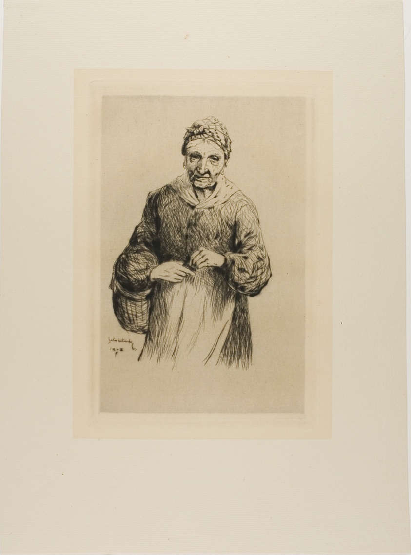 Old Woman with Basket