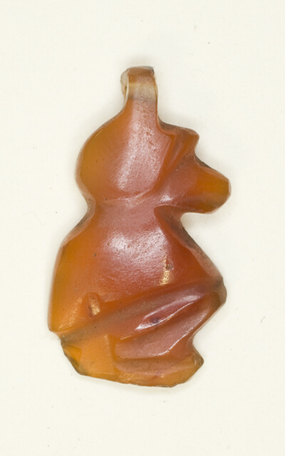 Amulet of a Sitting Baboon