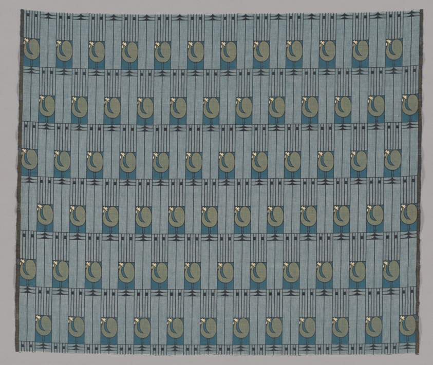 Furnishing Fabric Titled Cockerels