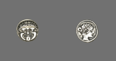 Drachm (Coin) Depicting the Gorgon Medusa