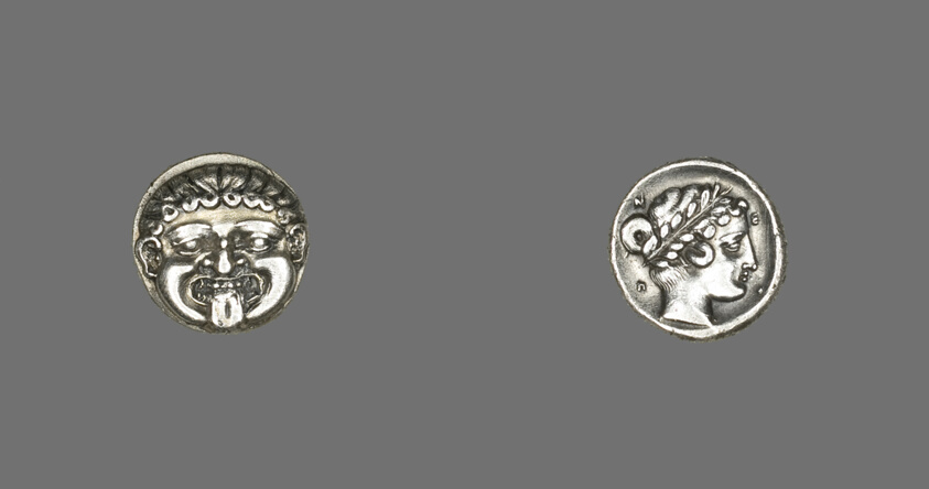 Drachm (Coin) Depicting the Gorgon Medusa