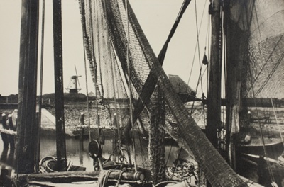 Masts and Nets in Harbor, Veere
