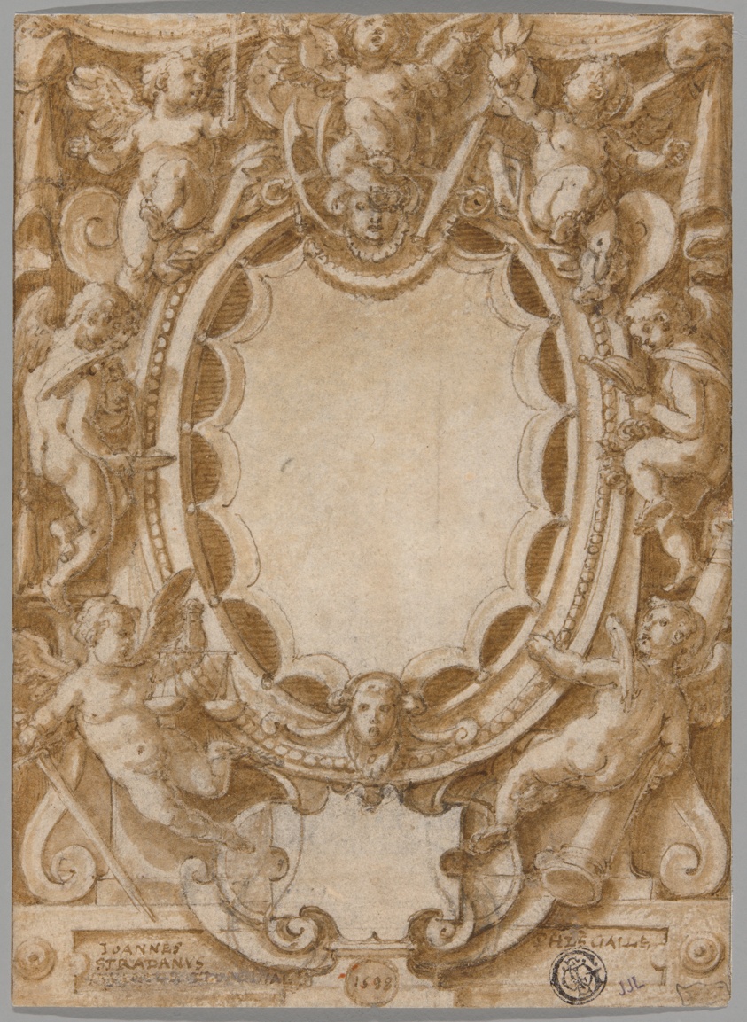 Design for Frontispiece to the Seven Virtues