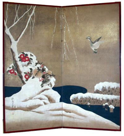 Riverbank in Snow
