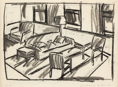Room Drawing (study for Summer Room)