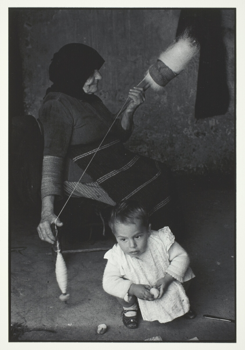 Grandmother Carding Wool, Crète, from the series "A Greek Portfolio"