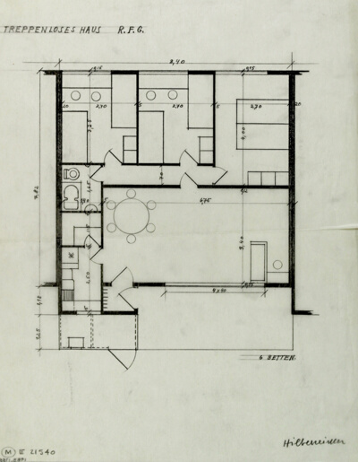 Treppenlosen House, Berlin, Floor Plan