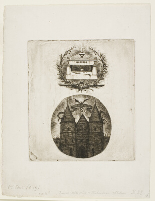 Molière's Tomb, Père-Lachaise Cemetery, Paris and the Old Gate of the Palais de Justice, Paris
