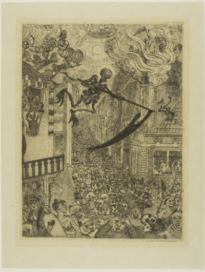Death Chasing the Flock of Mortals