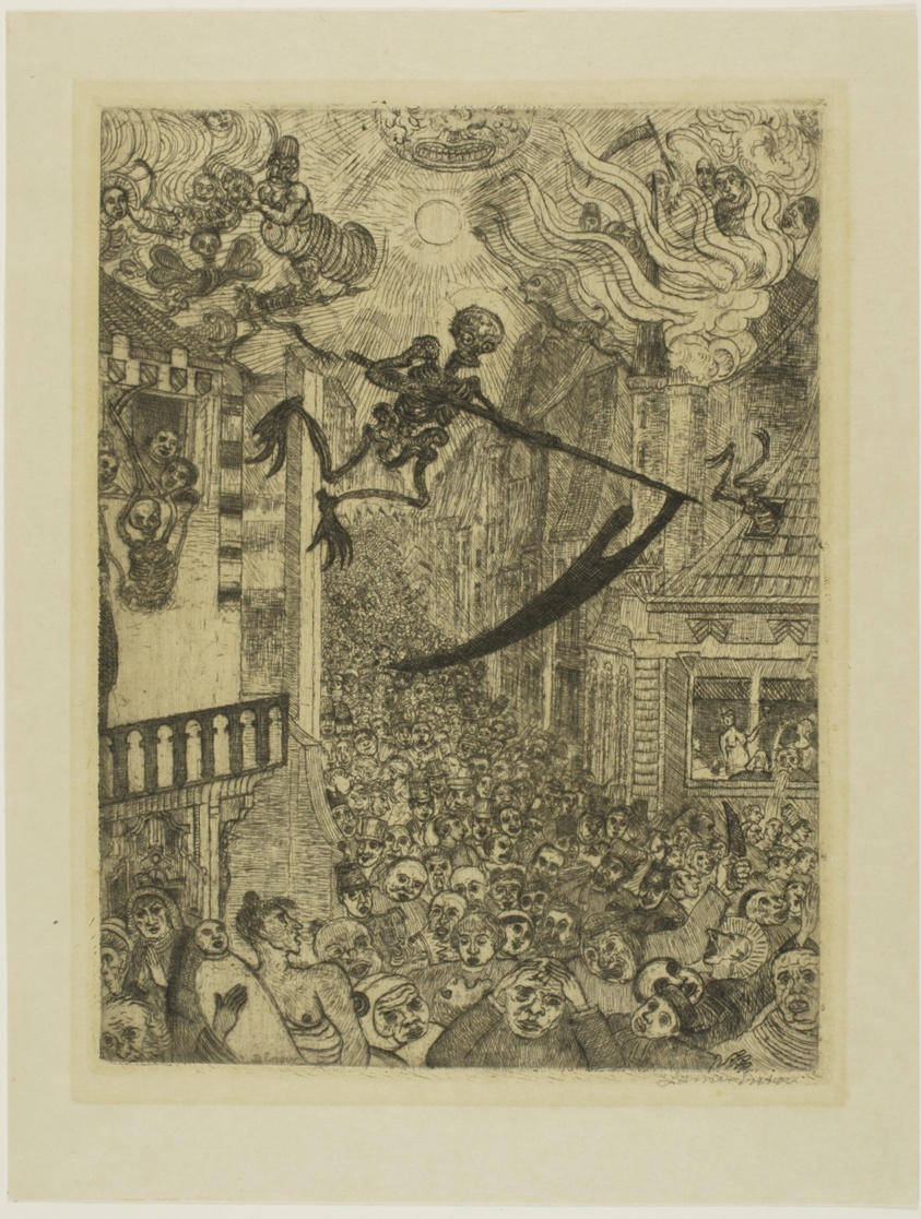 Death Chasing the Flock of Mortals