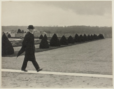 Bourgeois Walking Along Path, Versailles