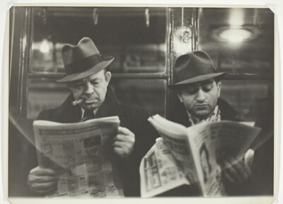 Two Men with Newspapers