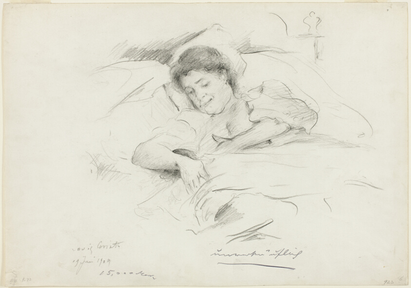 Study for In Puerperium: Charlotte with Wilhelmine