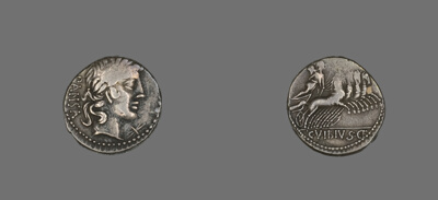 Denarius (Coin) Depicting the God Apollo