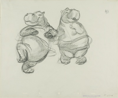 Study: Two Hippopotamuses