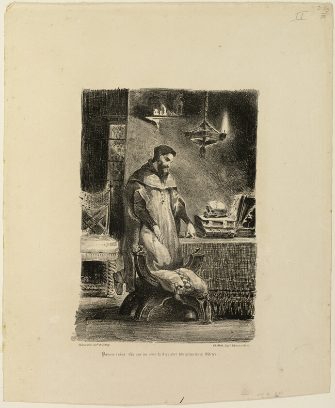 Faust in His Study