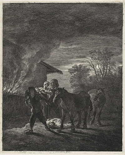 The Robbery of Horses, A Moonlight Scene