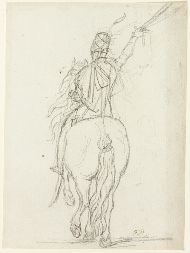 Mounted Officer from the Back