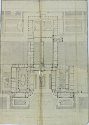 Art Institute of Chicago Competition, First Floor Plan