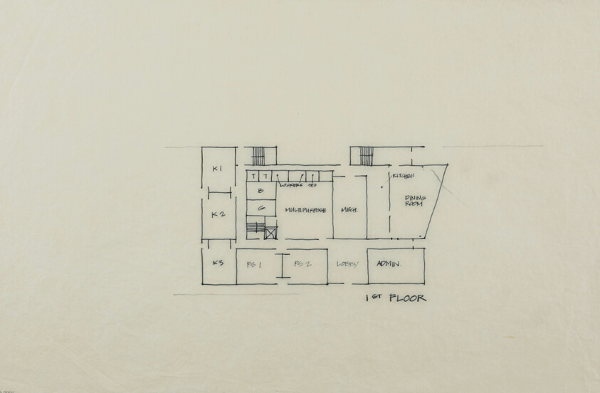 Little Village Academy, Chicago, Illinois, First Floor Plan