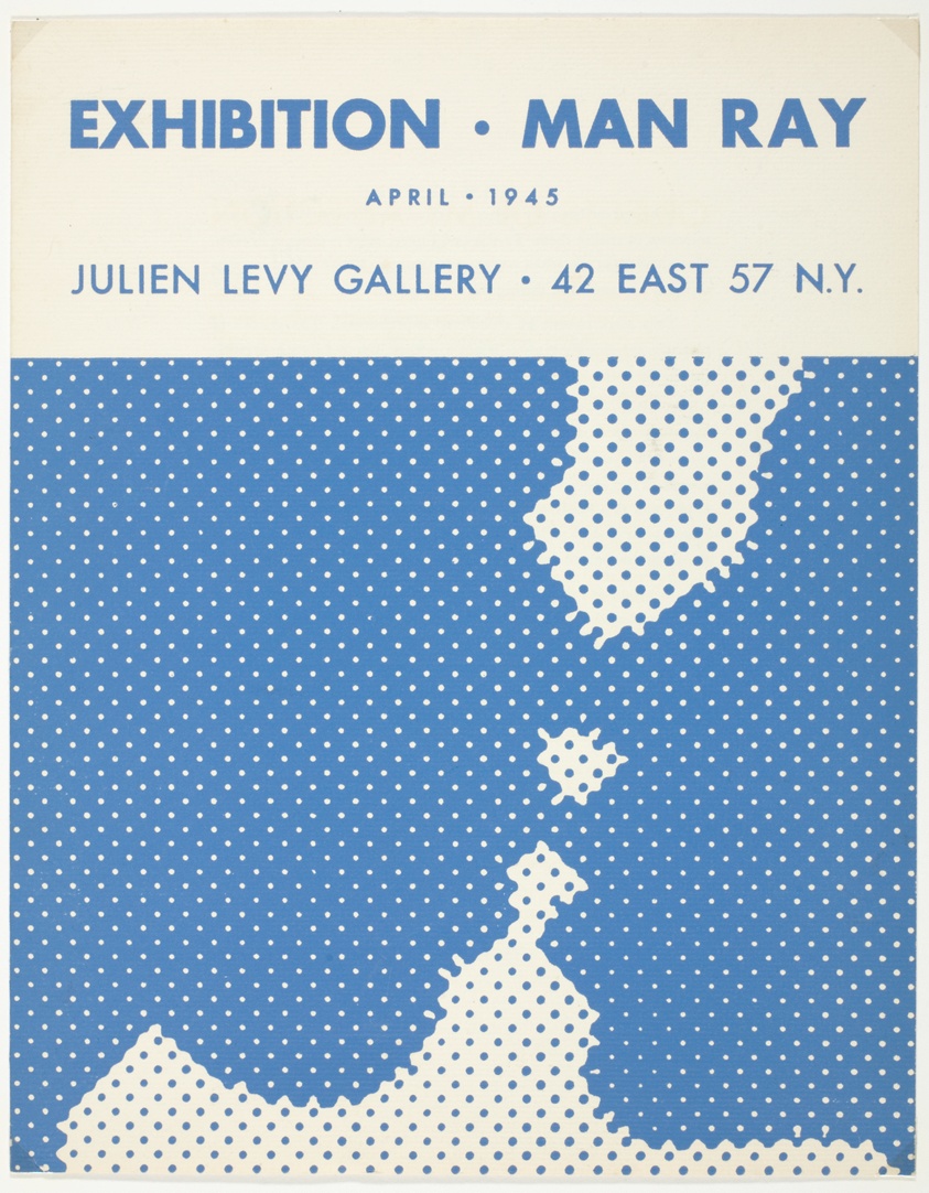 The Kiss (Poster for Man Ray exhibition, Julien Levy Gallery)