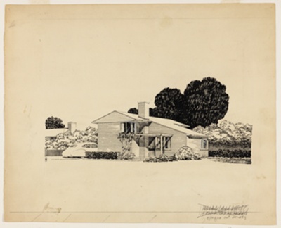 Residence Study #205, Exterior Perspective