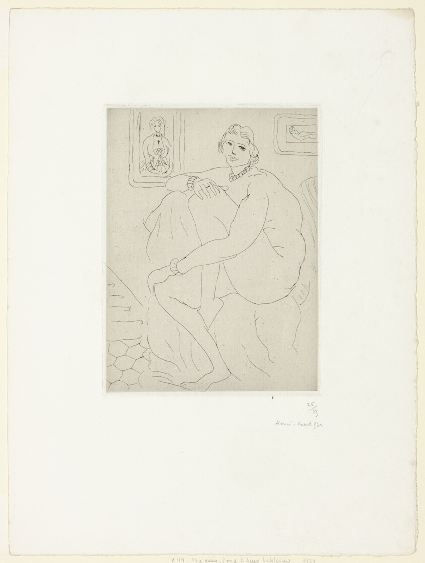 Seated Nude in the Studio