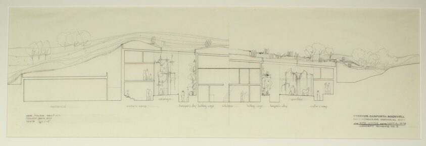 Ape House, Lincoln Park Zoo, Chicago, Illinois, Section