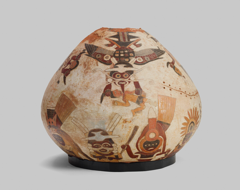 Container Depicting Warriors, Rulers, and Winged Beings with Trophy Heads