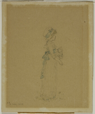 Girl with Cat