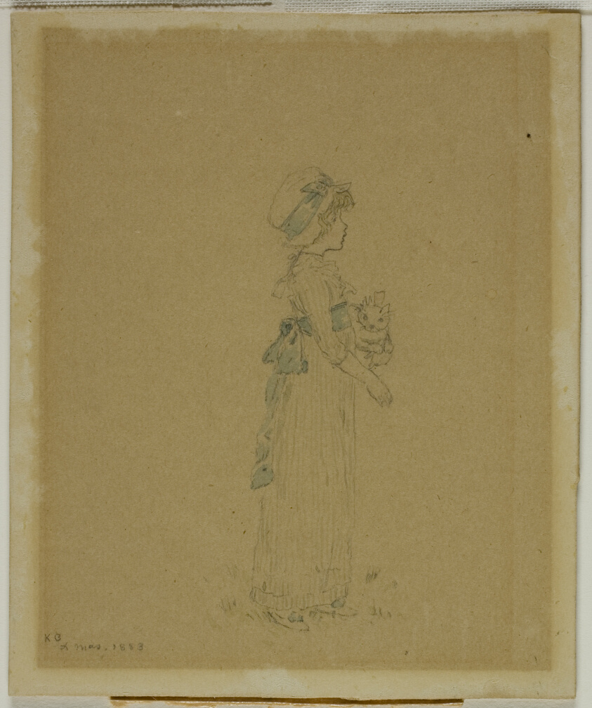 Girl with Cat