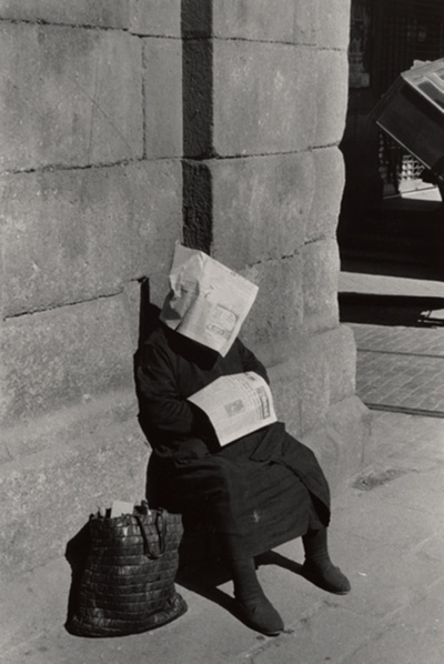 Siesta of a Lottery Seller, Plaza Mayor, Madrid