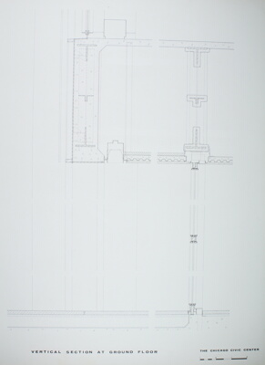 Chicago Civic Center, Chicago, Illinois, Ground Floor Section
