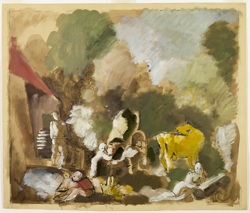Figures in a Park