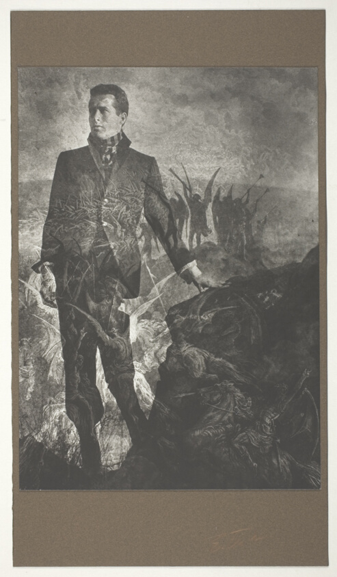 Kenneth Anger, Topanga Canyon, Composite with Gustave Doré Engraving