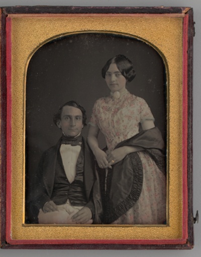 Untitled (Portrait of a Standing Woman and a Seated Man)