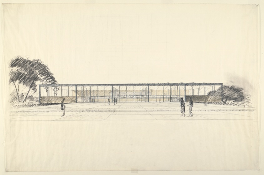 Illinois Institute of Technology, Chicago, Illinois, Library and Administration Building Proposal