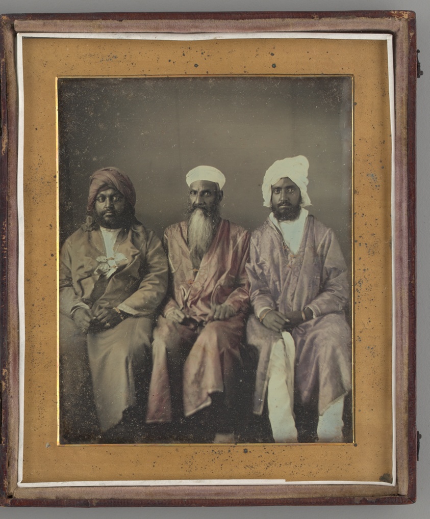 Untitled (Portait of Three Seated Men Wearing Turbans)
