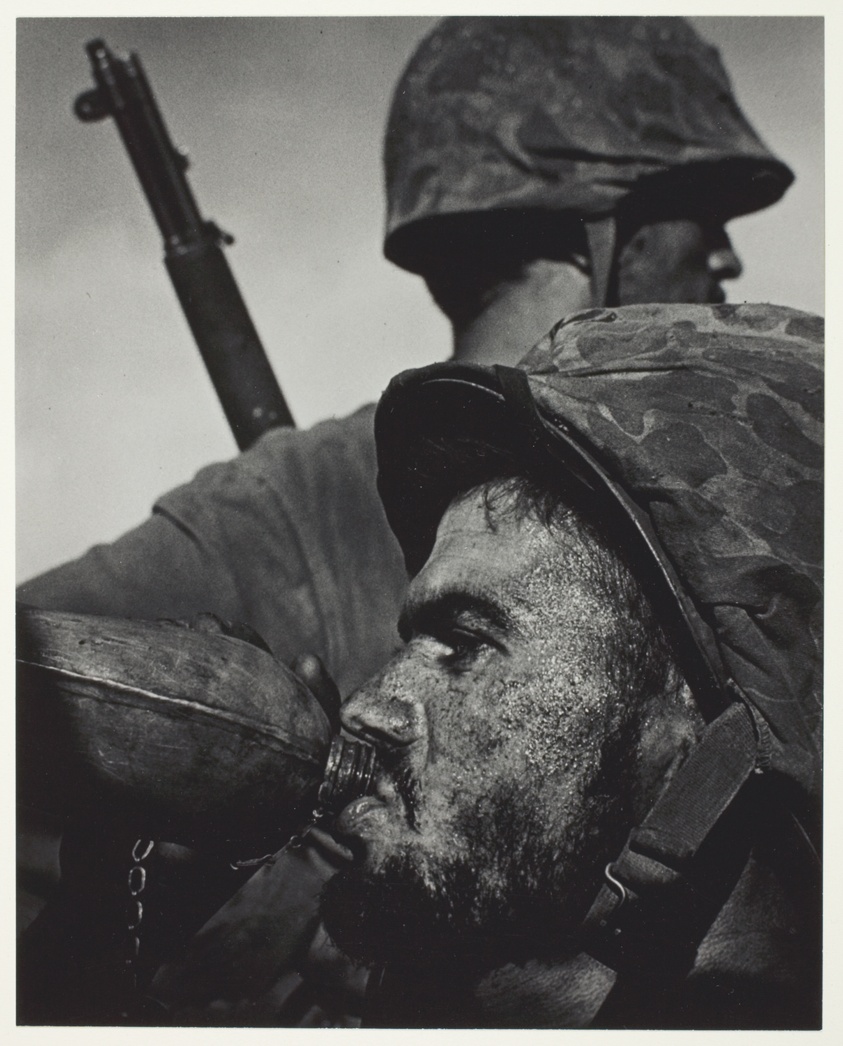 Marine Drinking, Battle for Saipan