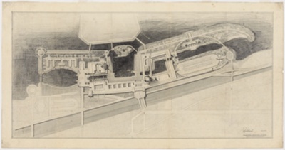 Century of Progress Exposition, Early Preliminary Studies, Site Plan