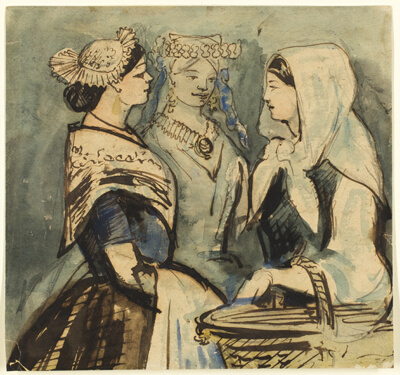 Three Servant Women