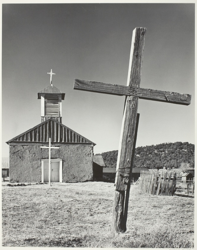 Church and Cross, Chilili, New Mexico