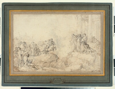 Marcus Curtius Leaping into the Chasm