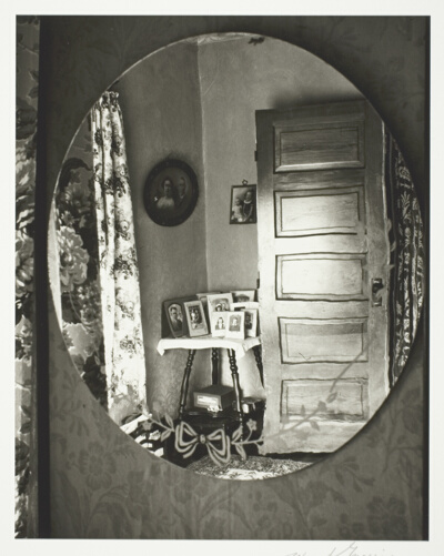 Front Room Reflected in Mirror, The Home Place, Near Norfolk, Nebraska