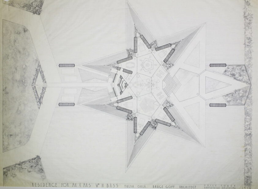 Mr. and Mrs. William H. Bass House, Tulsa, Oklahoma, Plan