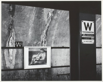 Picasso Poster in Subway, Chicago
