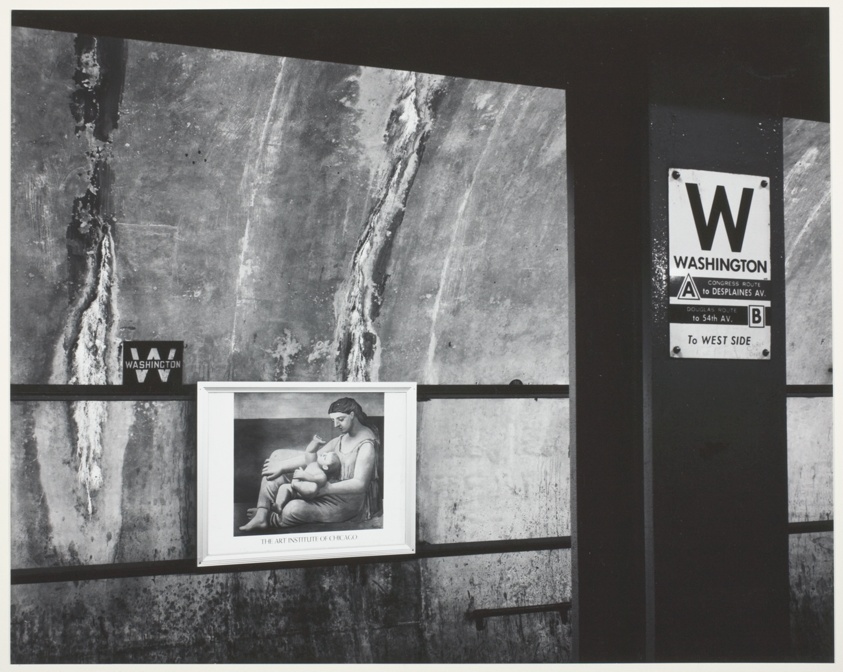 Picasso Poster in Subway, Chicago